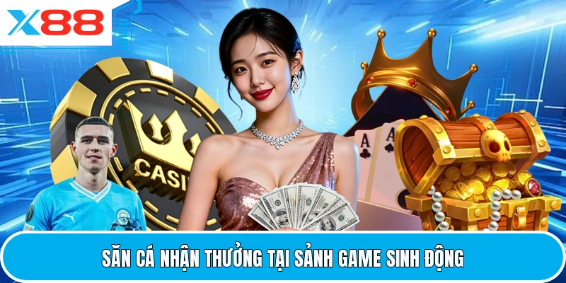 Săn cá nhận thưởng tại sảnh game sinh động